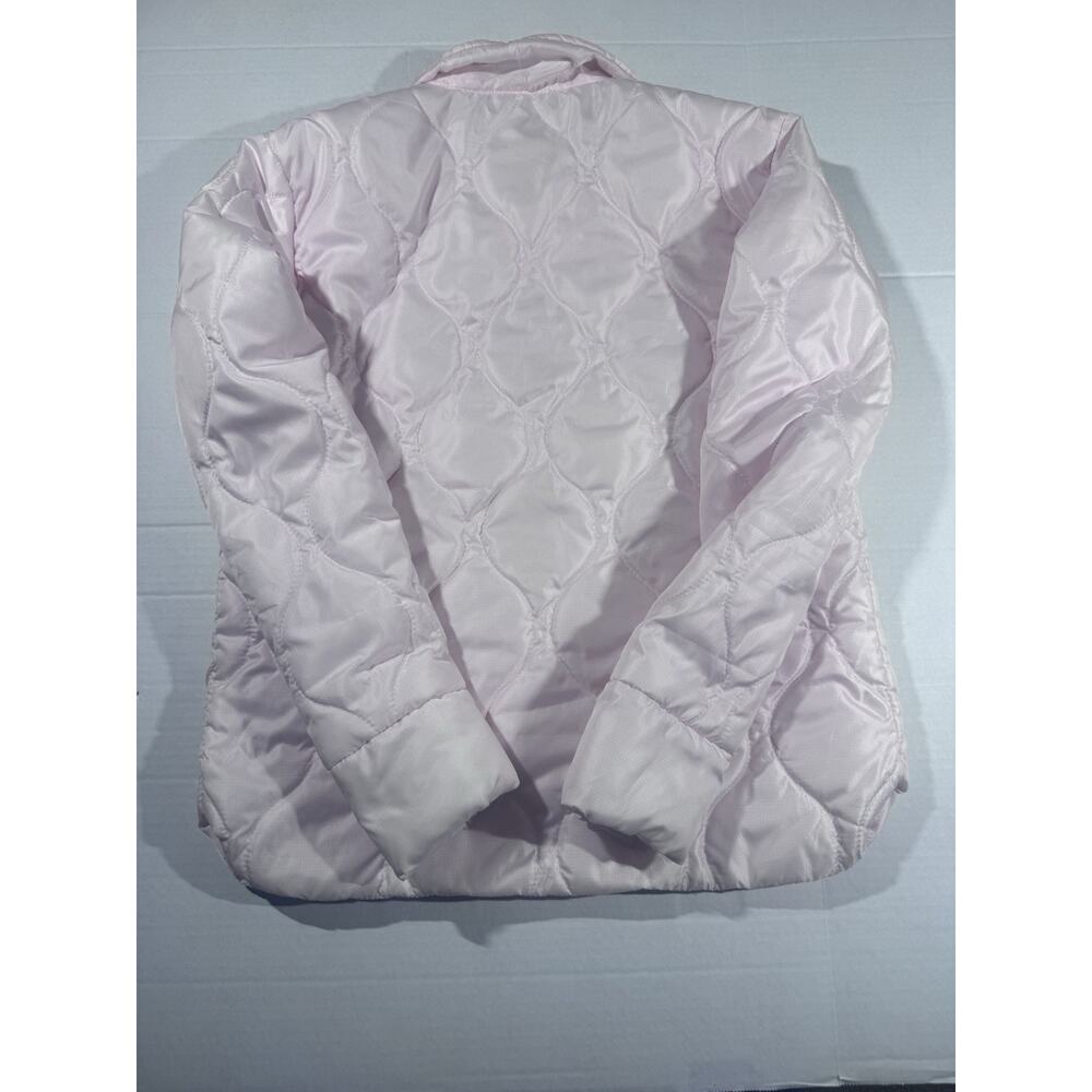 Sincerely Jules Girl Light Pink Quilted Snap Front Jacket Size M 10-12 - Picture 5 of 6